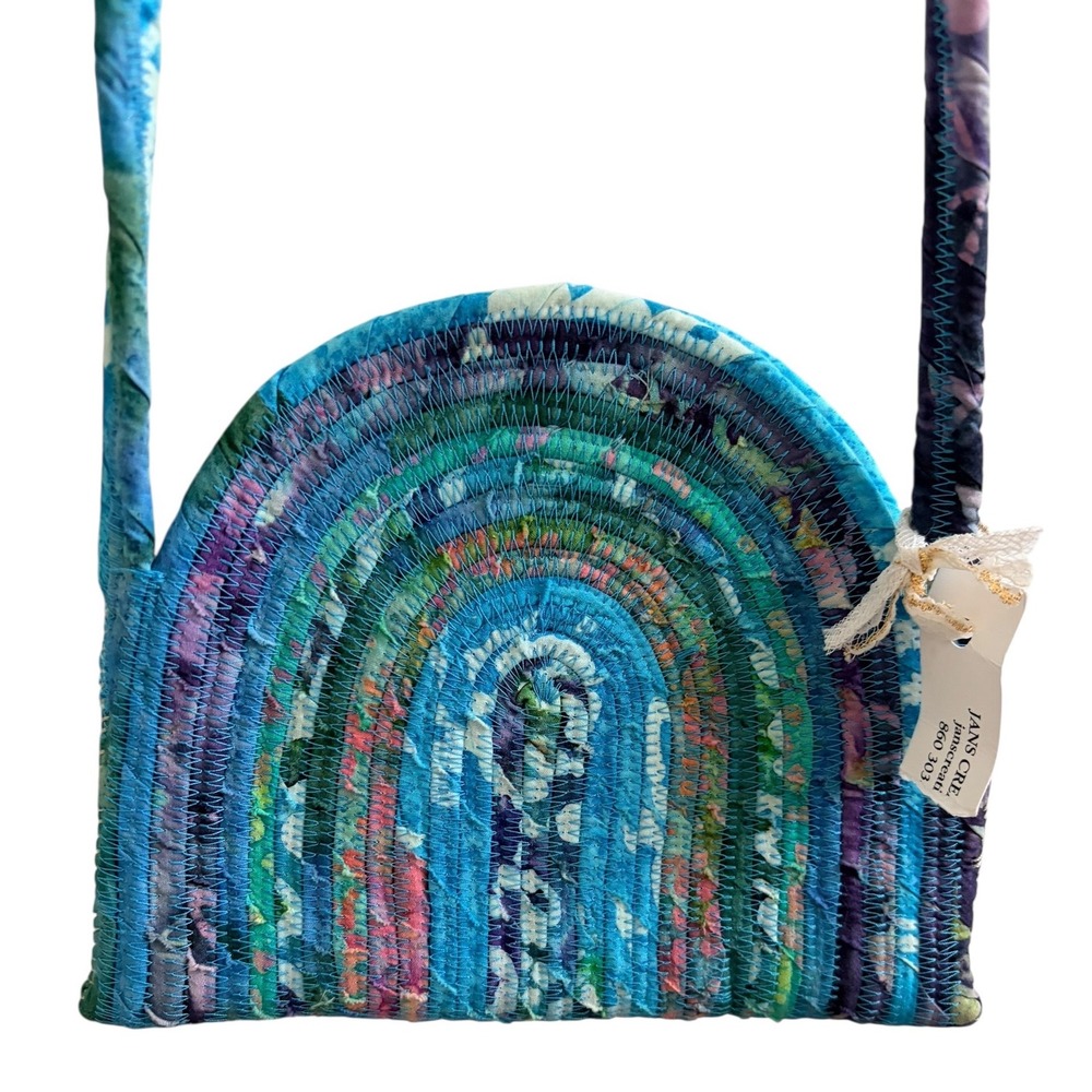 Handmade‎ colorful BoHo, weave, funky, Crossbody purse NEW